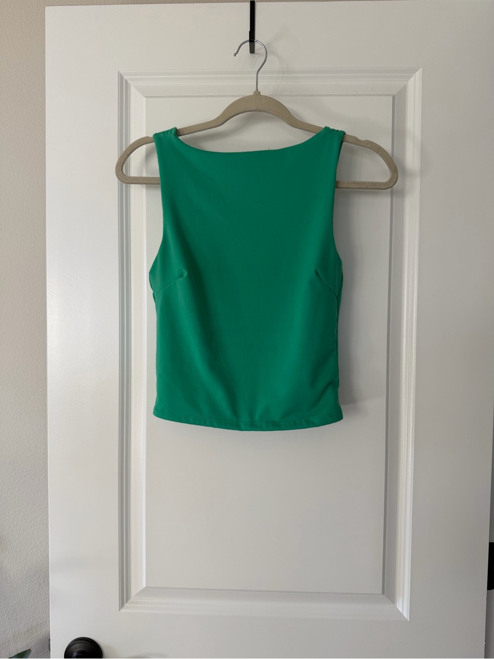 Live in Moment Boatneck Tank in Emerald Green